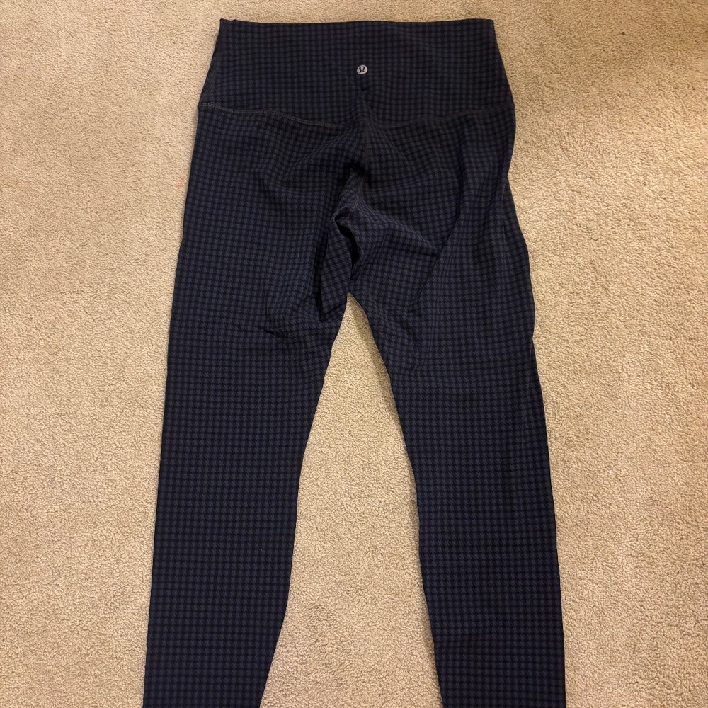 lululemon Align™ High-Rise Pant 25" Micro Houndstooth Blue Multi